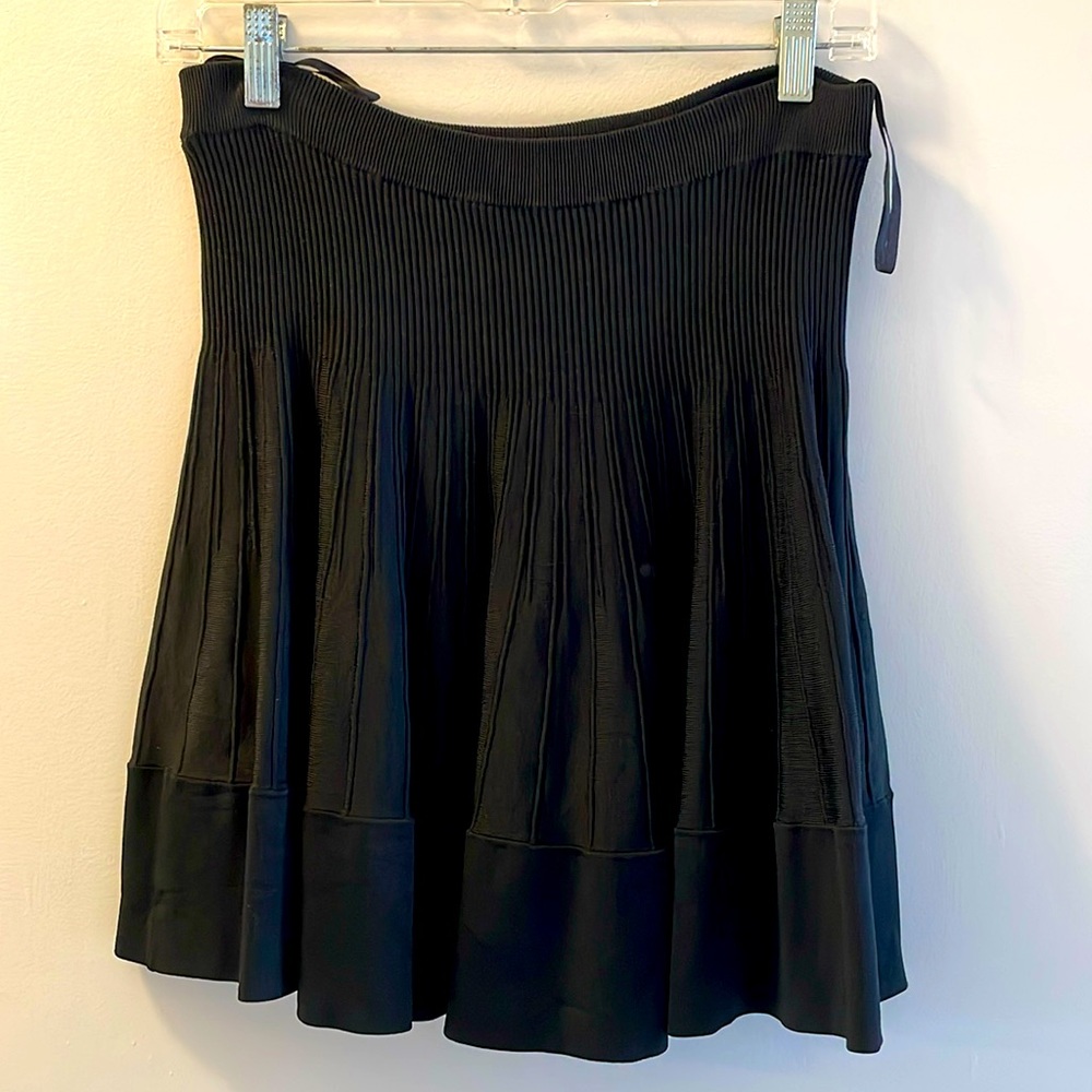 ALC Black Knit Mini Skirt Size Medium